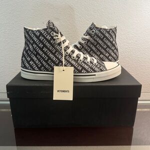 VETEMENTS High-Top Canvas Sneaker (FW/18)